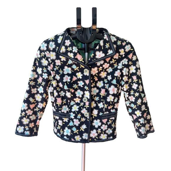 Moschino Jackets & Blazers - Moschino Cheap & Chic Floral Cotton Blazer - IT 42 / US 8 (Fits like S)